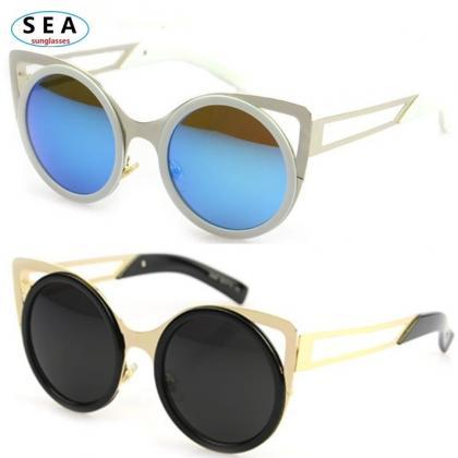 CAT eye sunglasses women vintage fa..