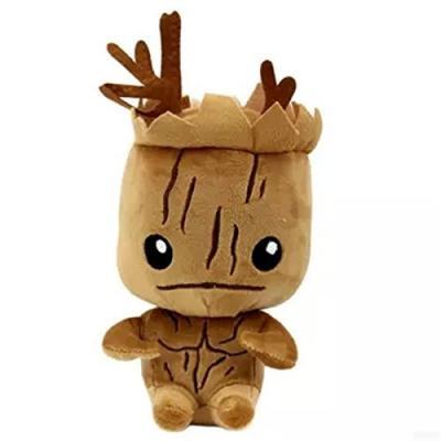 Baby Groot Guardians of the Galaxy Soft Plush Toy Stuffed Animal Toy Doll (Color: Tan)