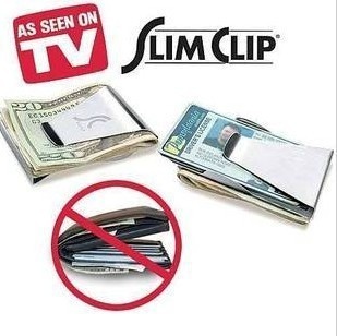 Stainless Steel Slim Clip Double Sided Money Clip Credit - 