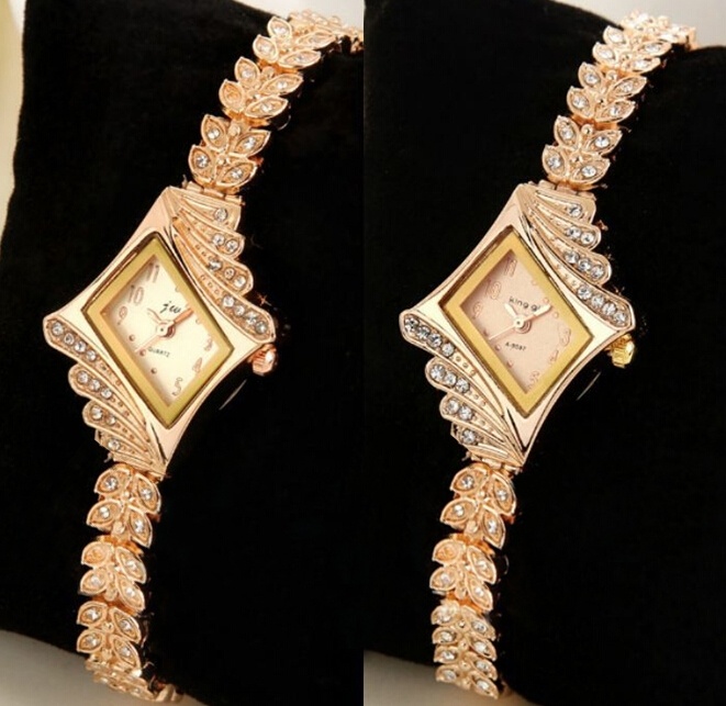 Rose Gold Bracelet Bangle Diamond Watches Ladies Watch Original Rectangle Quartz Women Fashion Wrist On Luulla