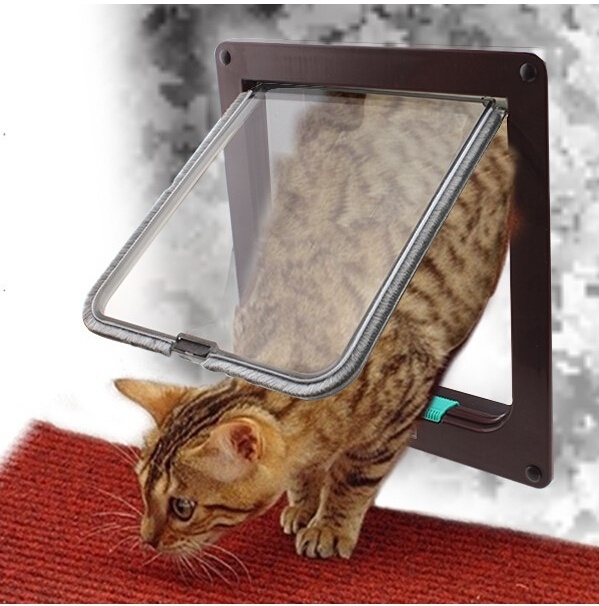 Brand New Lockable Cat Flap Door Kitten Dog Pet Lock Heavy Duty